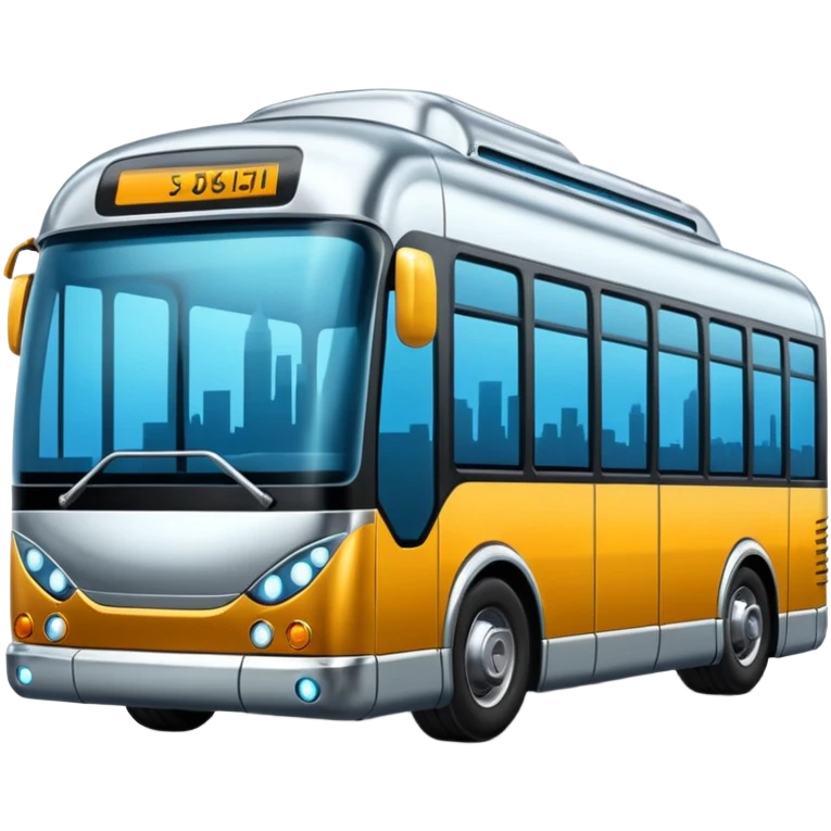 Futuristic city Bus emoji