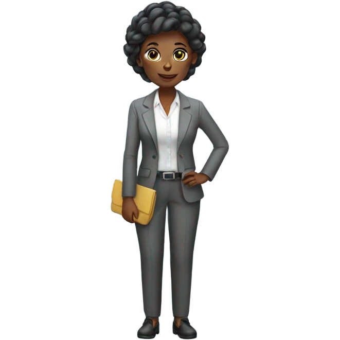 Business plant lady emoji