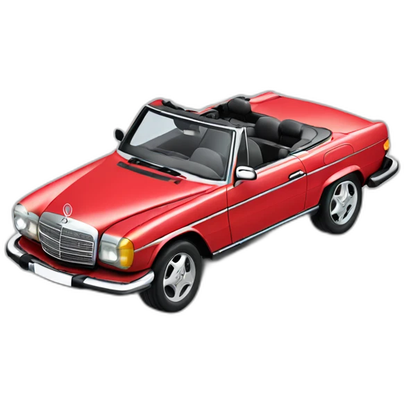 Mercedes benz convertible emoji