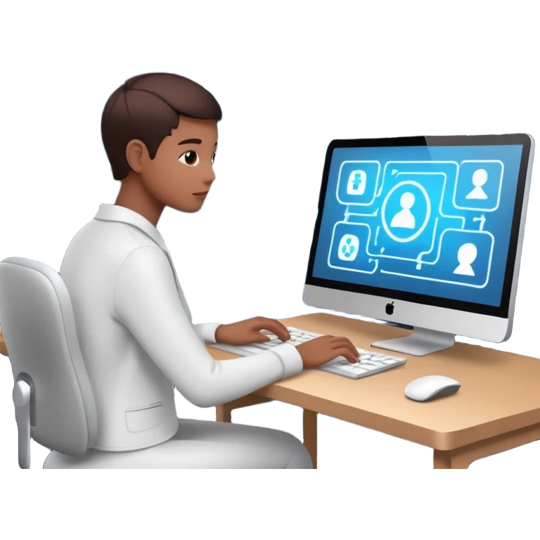 create an isometric analogous to showcase AI embedded experience in workflows, include the word AI emoji