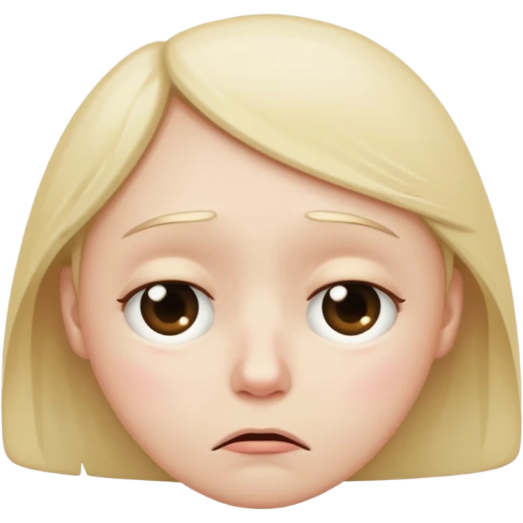 sad face emoji