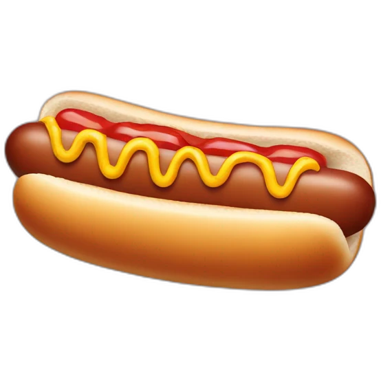 hot dog emoji