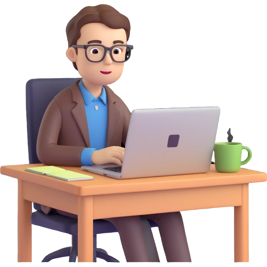 everyday routine of an online english teacher emoji