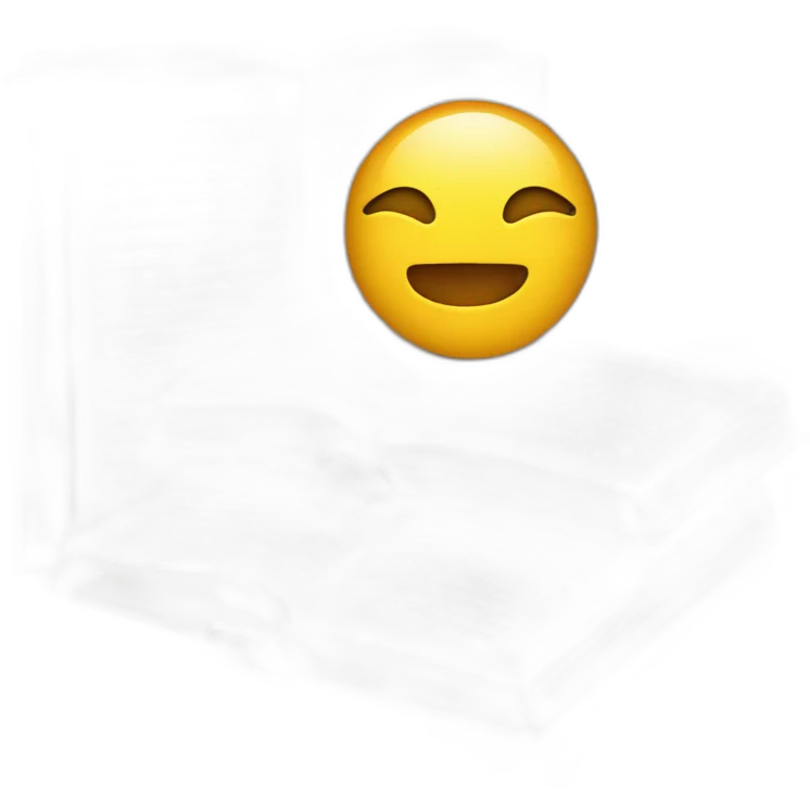 mockup books emoji