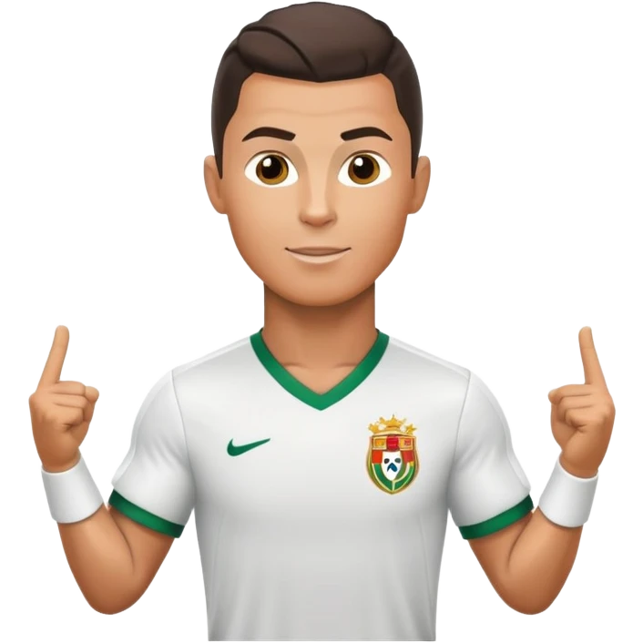 Cristiano Ronaldo classic pose emoji