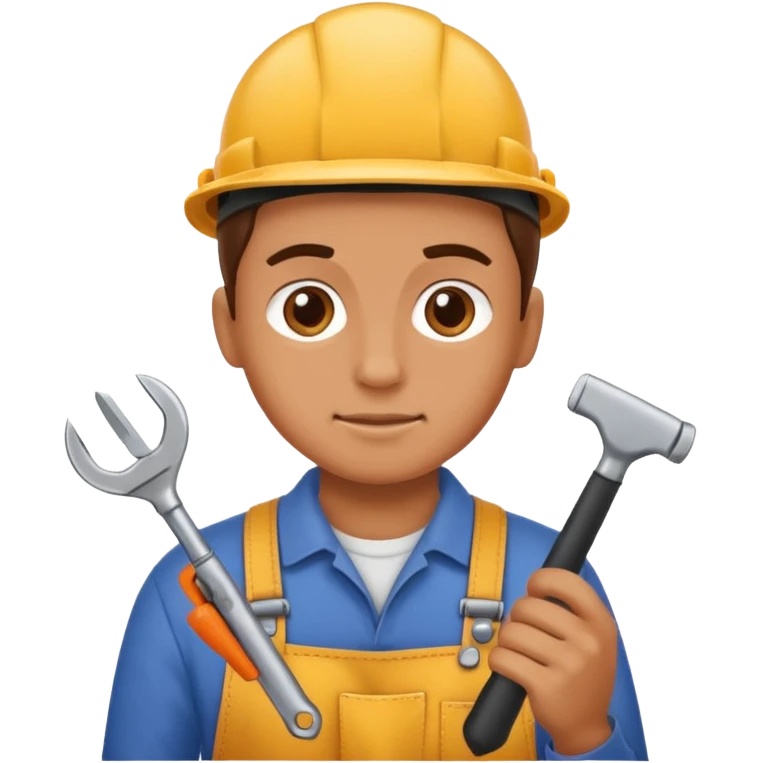 person Repairing a tool emoji