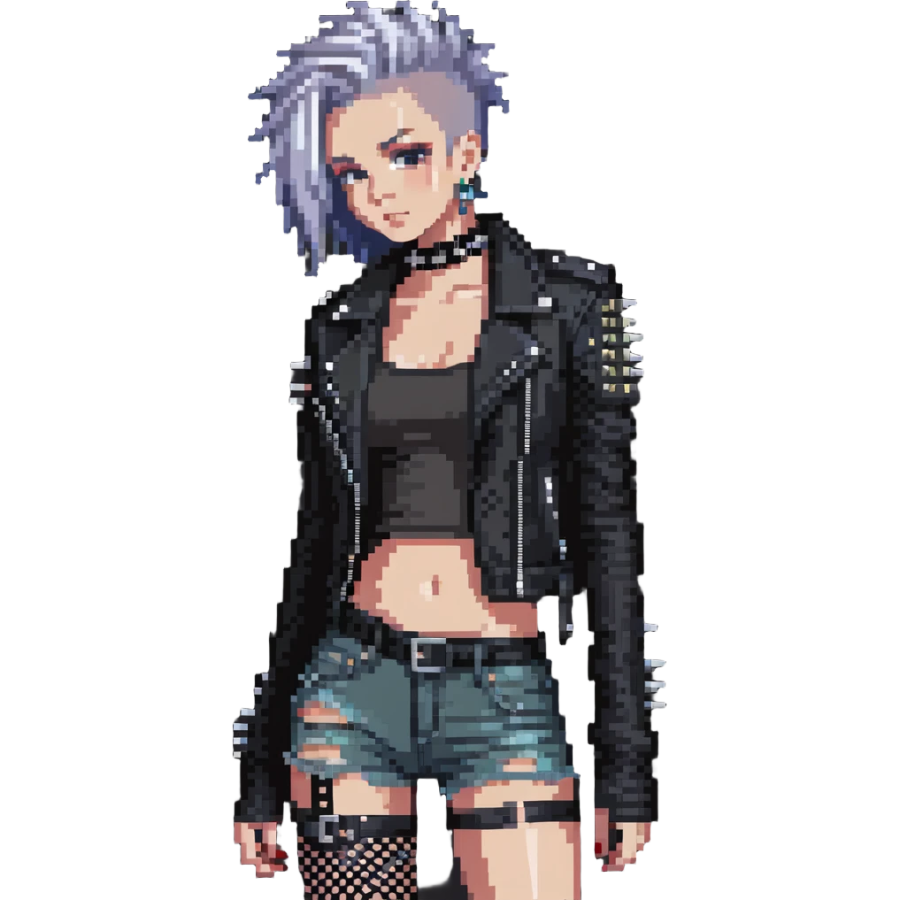 punk rock girl emoji