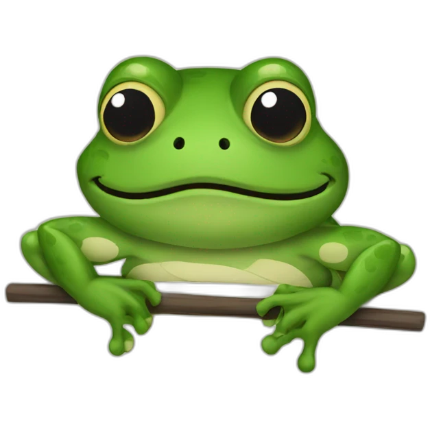 Frog ninja emoji