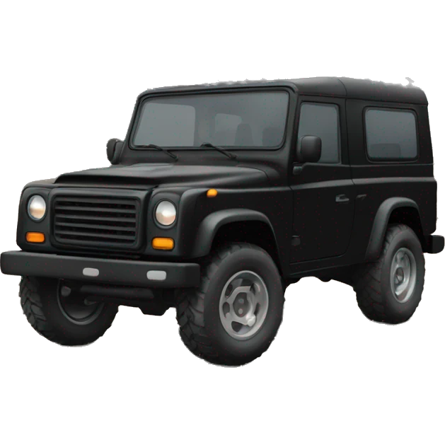 4X4 black vigo  emoji