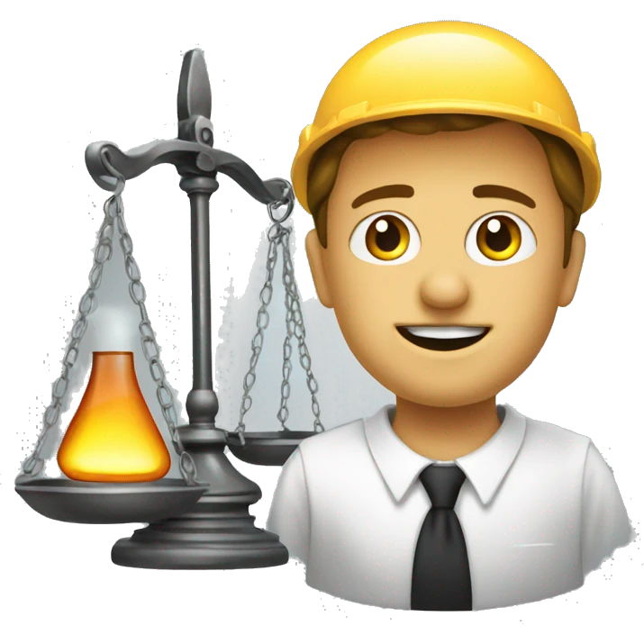 generate an emoticon on the topic of law in the energy sector. Oil, gas and justice emoji