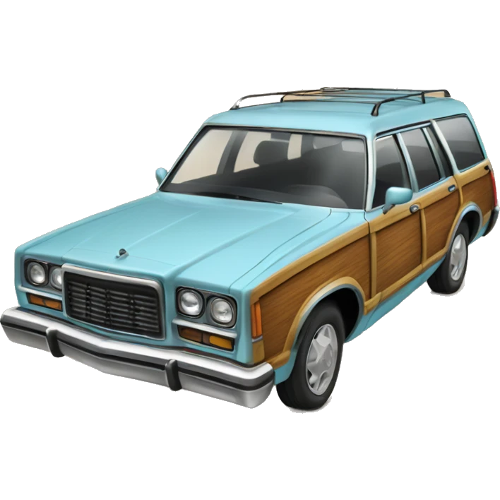 station wagon wood panel emoji