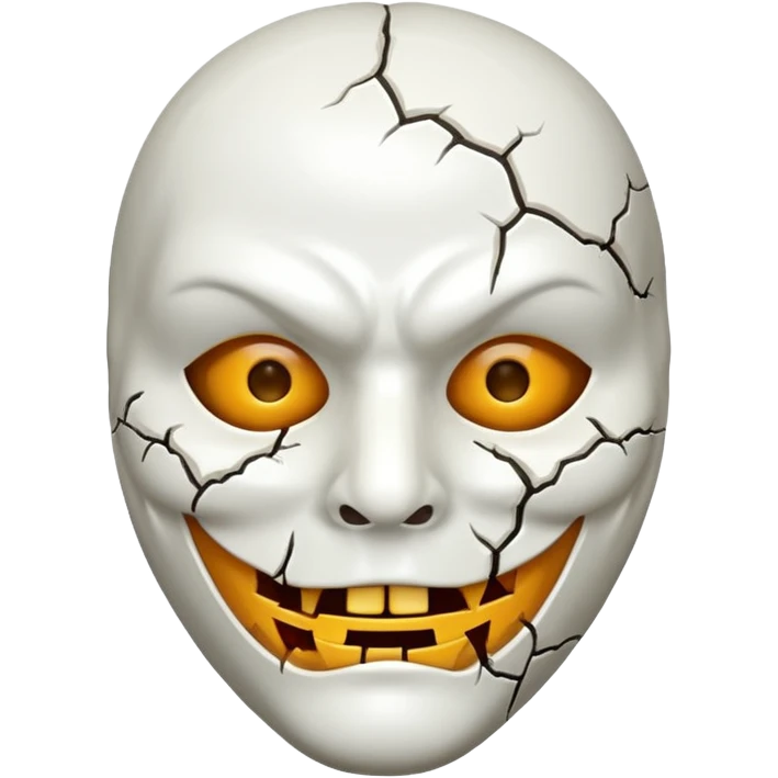 Scary halloween Mask emoji