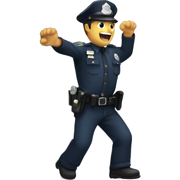 police breaking a door emoji