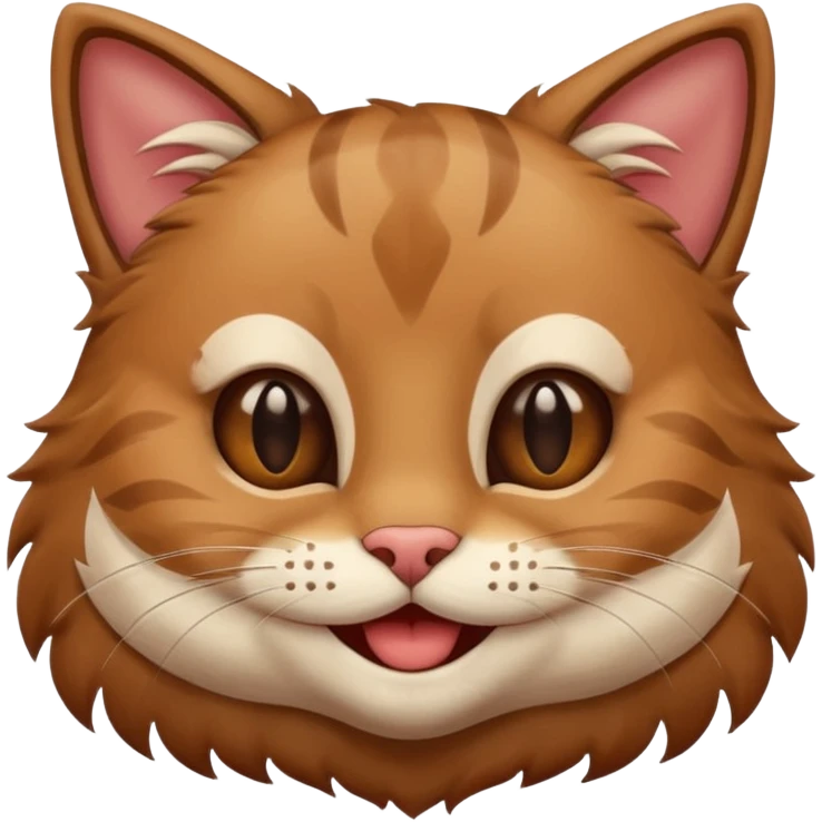 Cat  very happy bruin emoji