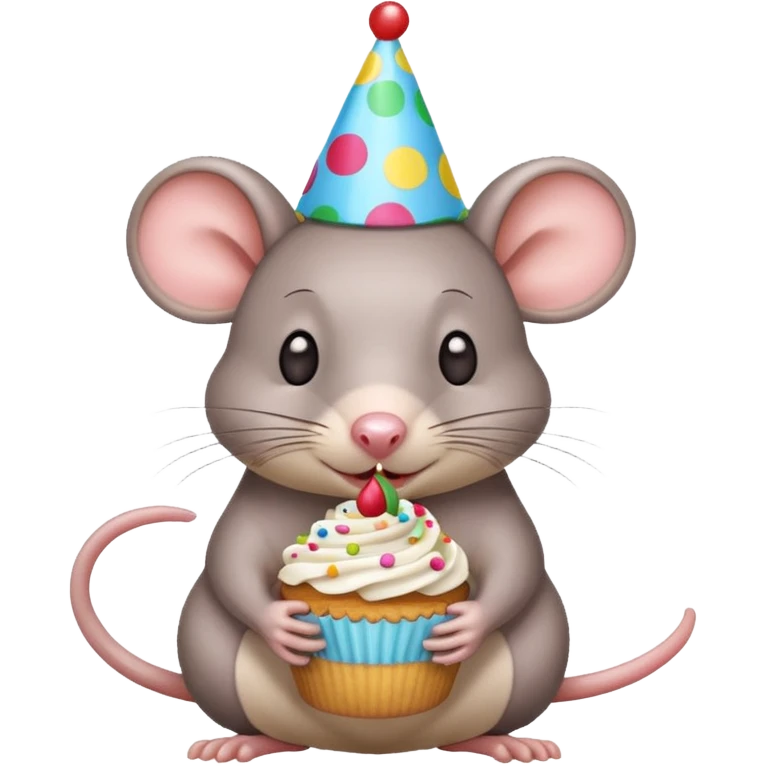 Rat birthday emoji