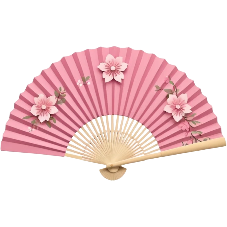 pink paper hand fan emoji