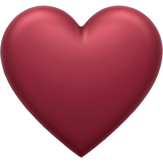 coração marsala  emoji