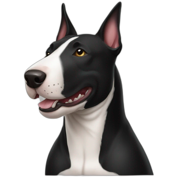 black bull terrier emoji