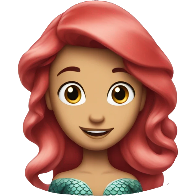 The little mermaid emoji