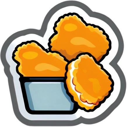 Chicken nugget emoji