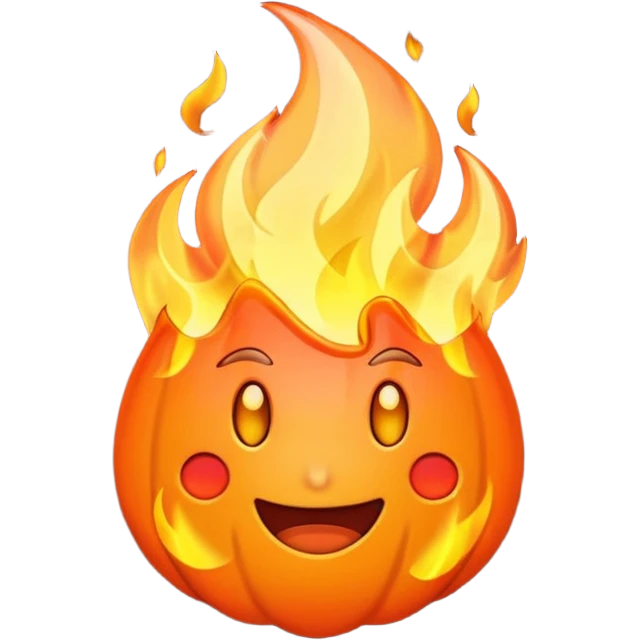 cyberpunk fire emoji