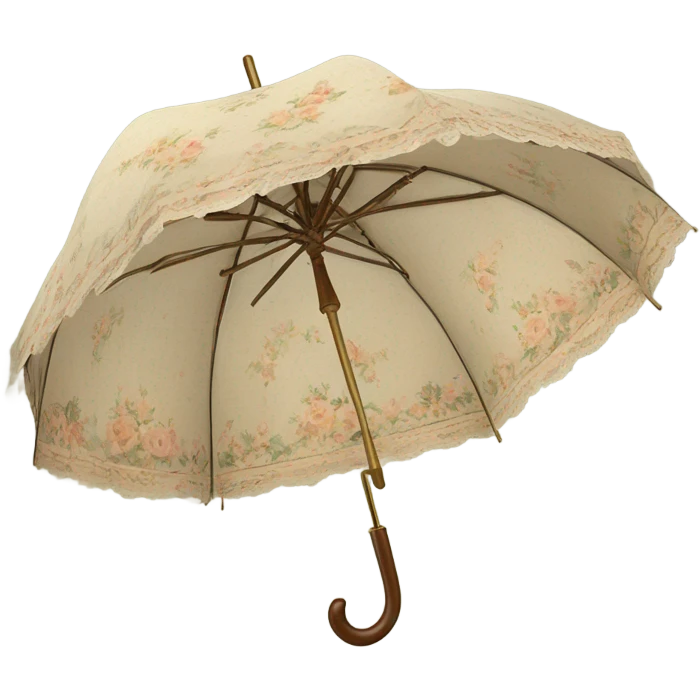 vintage umbrella emoji