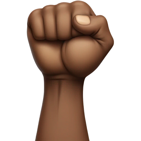 Flexing brown arm with tattooes emoji