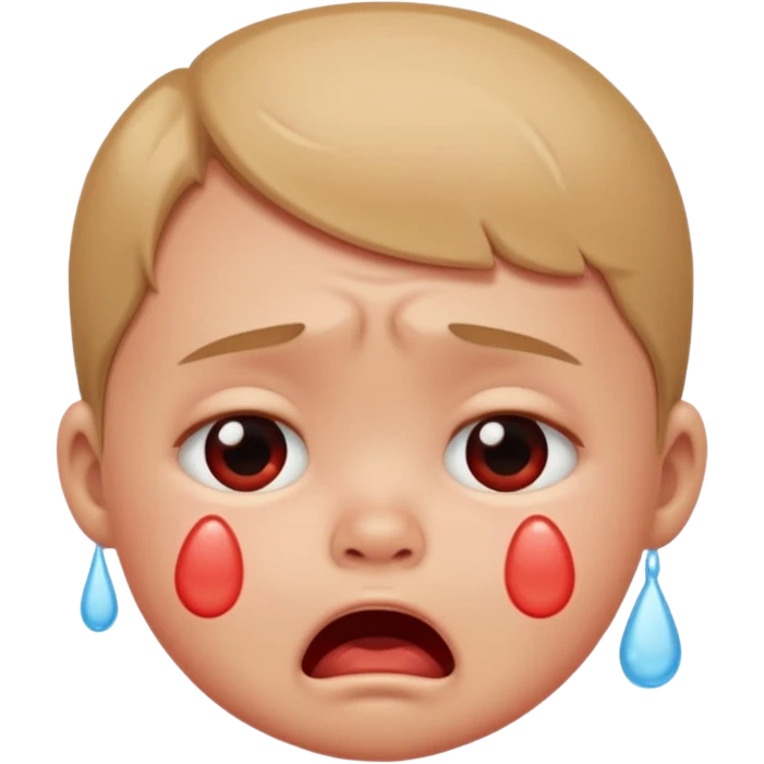 Baby crying emoji