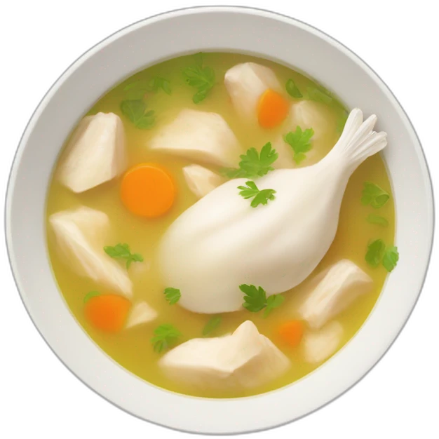 Jewish chicken soup emoji