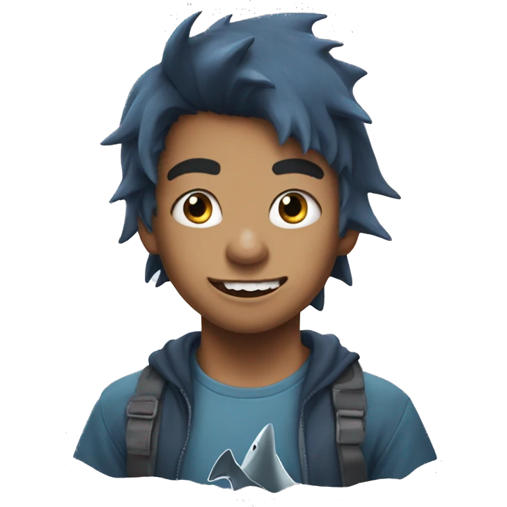 shark boy emoji
