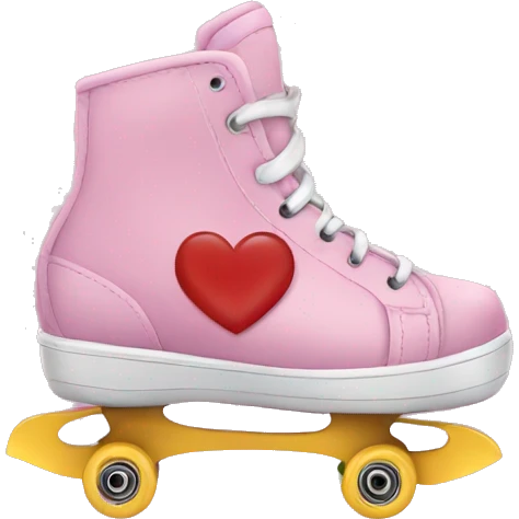 Heart skate emoji