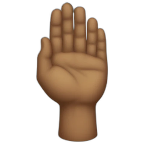 sad persong with hand hanging emoji