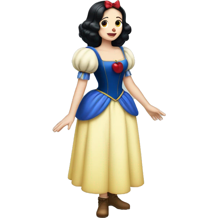 Snow white whole body emoji