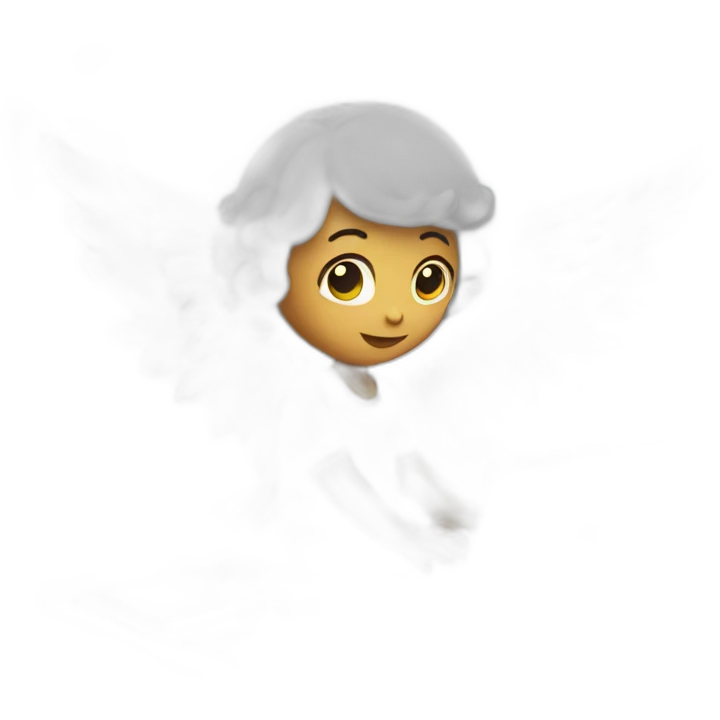 angel using laptop emoji