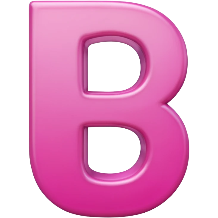 pink letter D emoji emoji