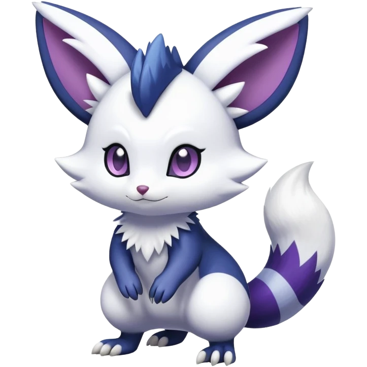 Shiny Furret-Meowstic-Zangoose-Hybrid (Full body) emoji