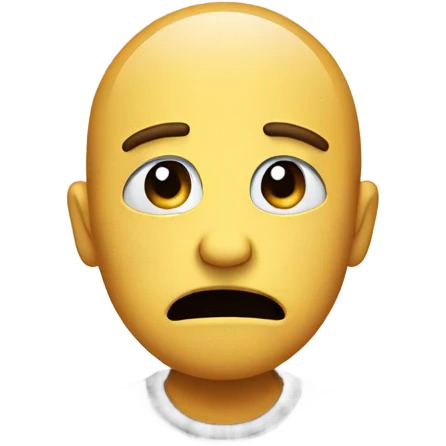 Middle finger sad face emoji