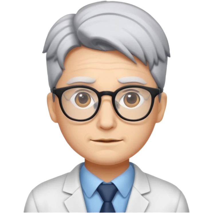 Gojo with glasses and no wrinkles emoji