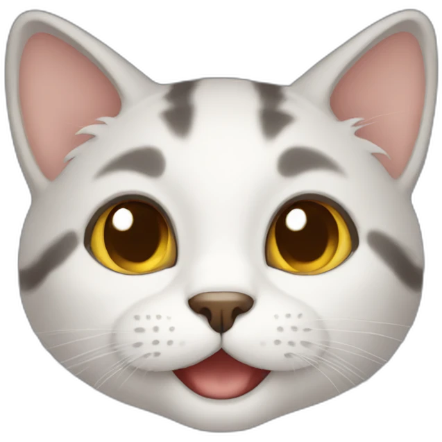 Cat happy emoji