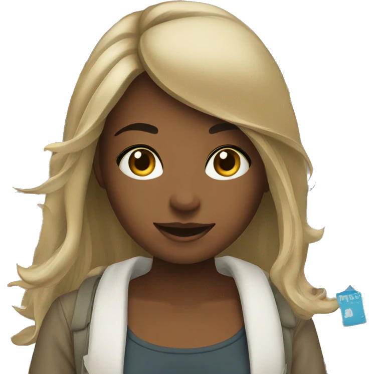 pretty girl shopping emoji