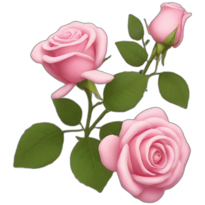 Singe rose emoji