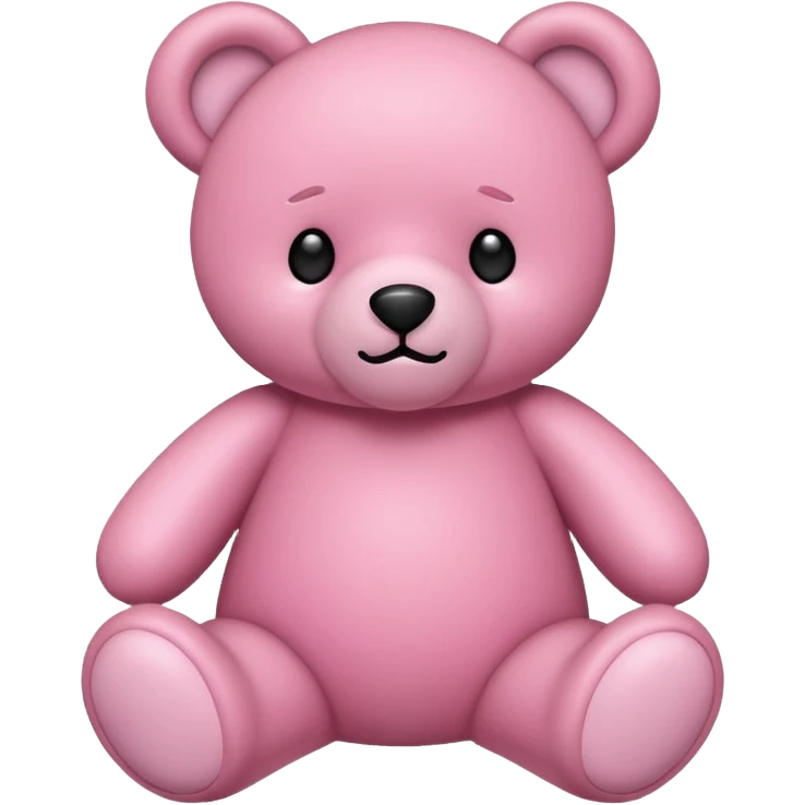 Aesthetic pink teddy  emoji