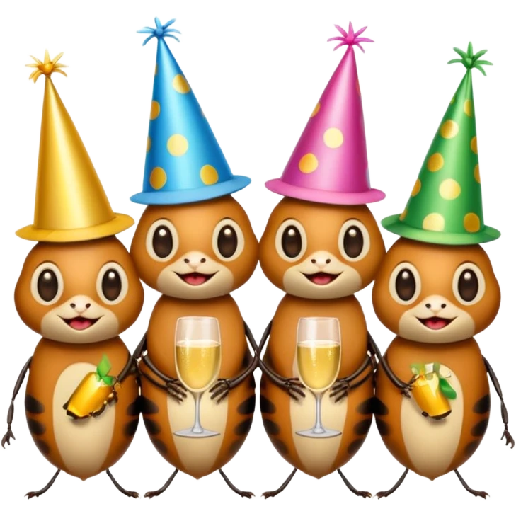 Bug party emoji