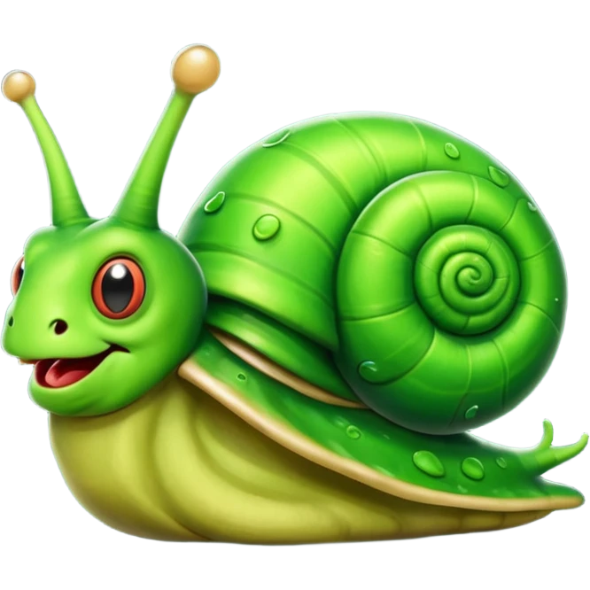 evil snale mascot emoji