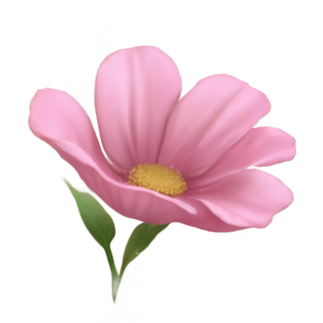 Realistic Open book with light pink flower inside emoji