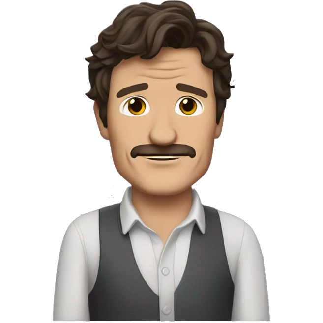 Pedro Pascal weinend  emoji