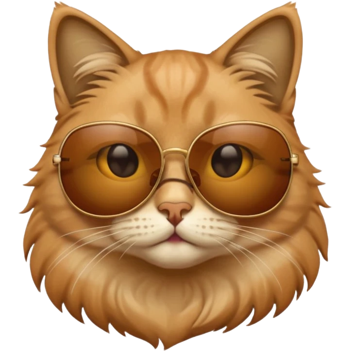 Cat wearing sunglasses emoji