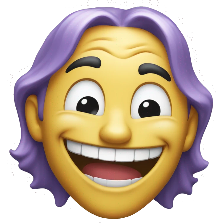  A Joker laughing emoji