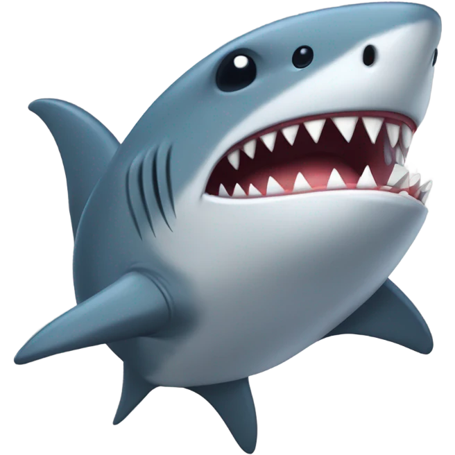 Shark dog emoji