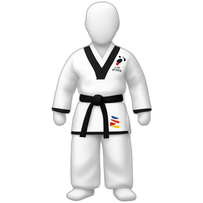 Taekwondo dobok emoji